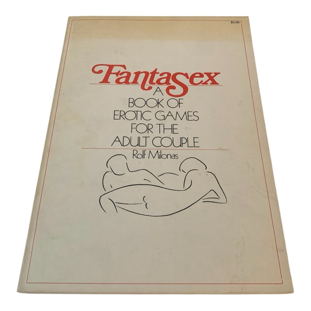 VTG 1975 Fantasex: A Book of Erotic Games Softcover Rolf Milonas